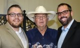 2018 Salute to Agriculture honorees included the Kings County Farm Bureau and longtime farmer Pete Hanse (center). This year's inductees include Frank Zonneveld and the Fukada Family. 